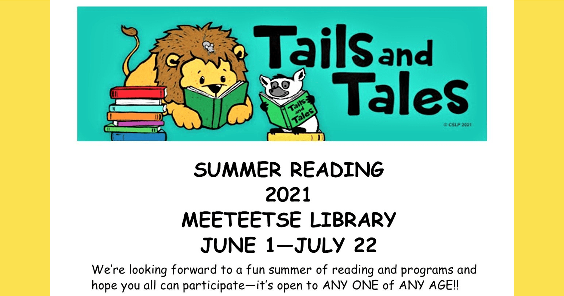 Meeteetse Library Summer Reading Program