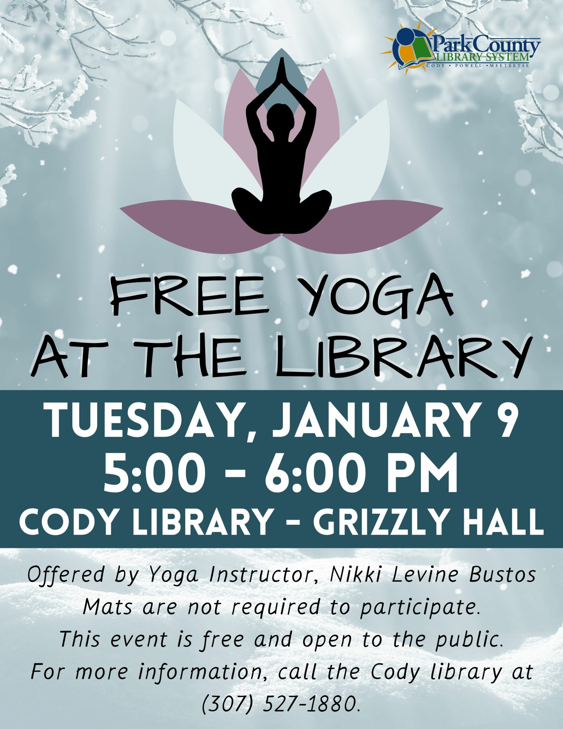 Events For January 2024 Park County Library System   Yoga Class January 2024 Scaled 